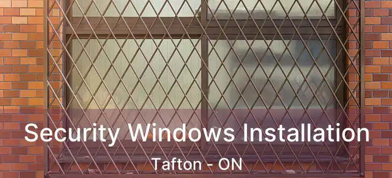  Security Windows Installation Tafton - ON