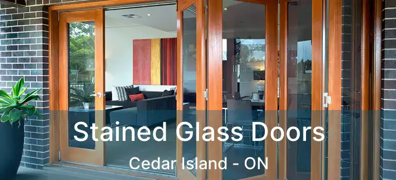  Stained Glass Doors Cedar Island - ON