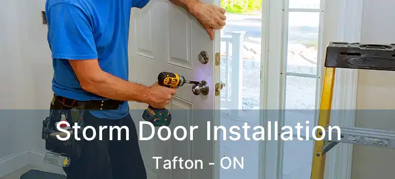  Storm Door Installation Tafton - ON